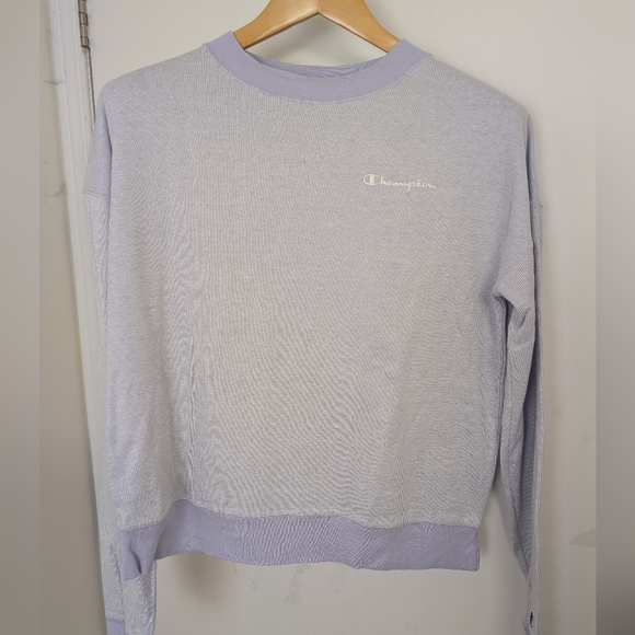 Champion Sweaters - Champion Lavender Crewneck Sweatshirt